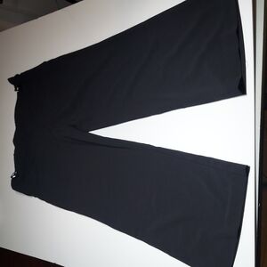 Double Side Zippers and Adjustable self tie belt Wide Leg Pants Size M